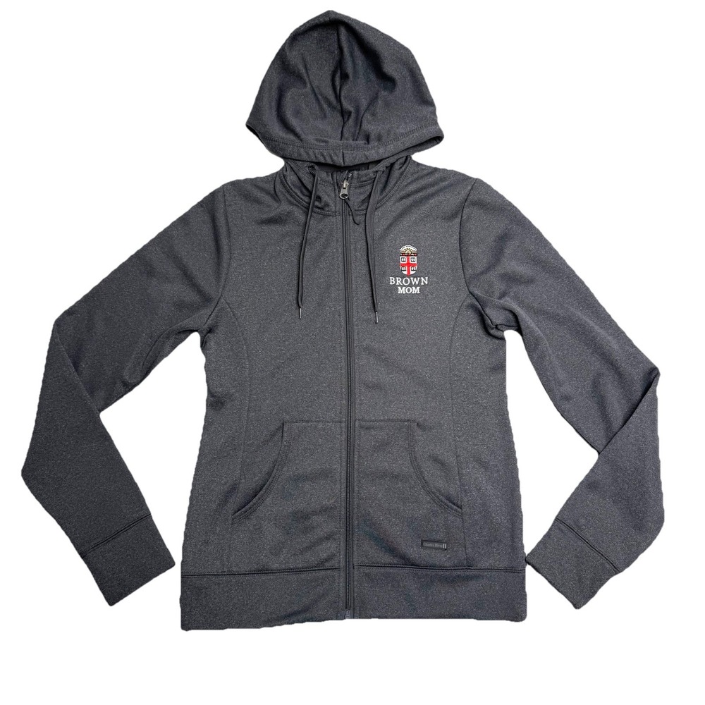 Brown University Mom Full Zip Hoodie Woman's Size XS College Mother Coat Of Arms